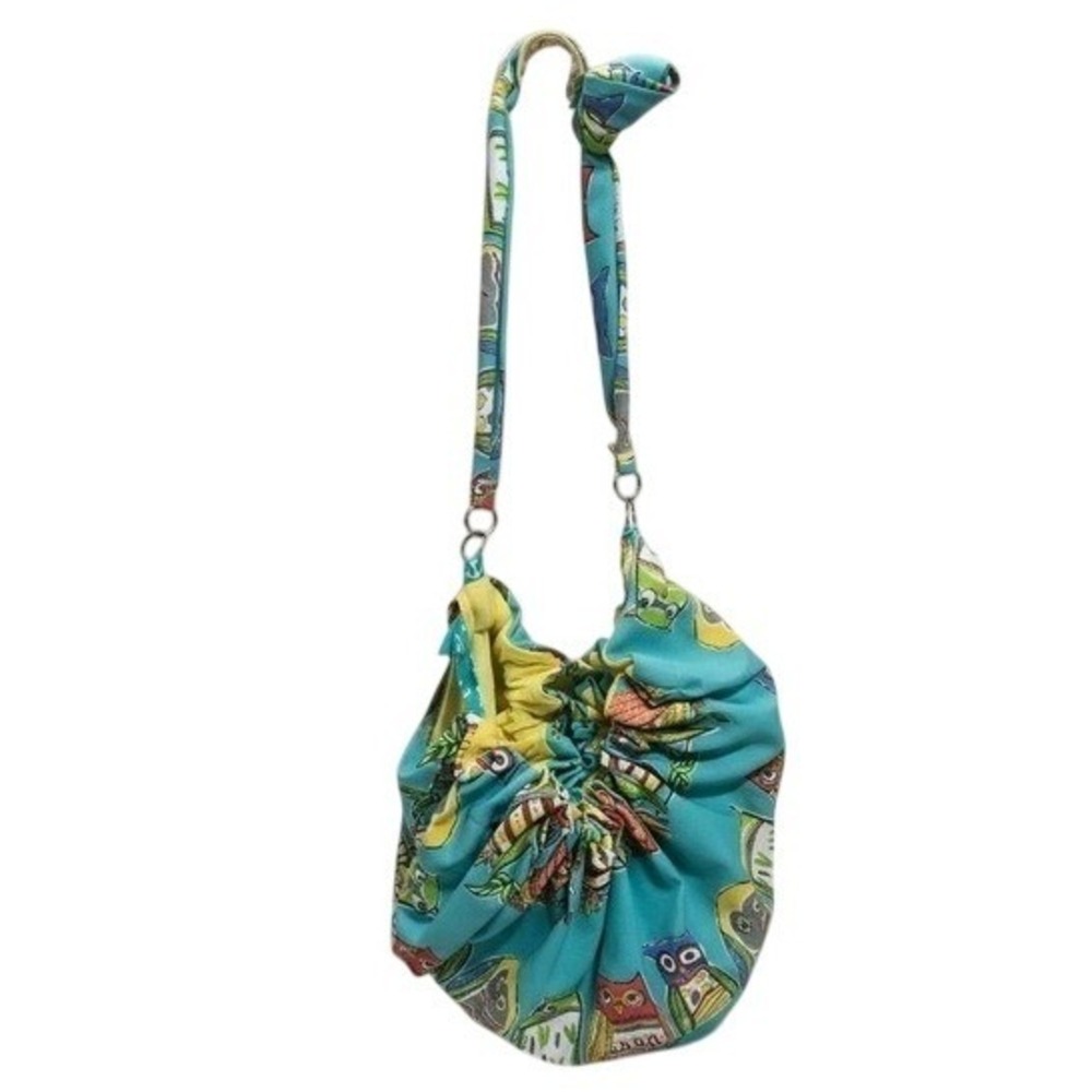 Hobo Shoulder Bag Purse Large Owlâ Print Boho Hippie Slouchy Y2K Oversized